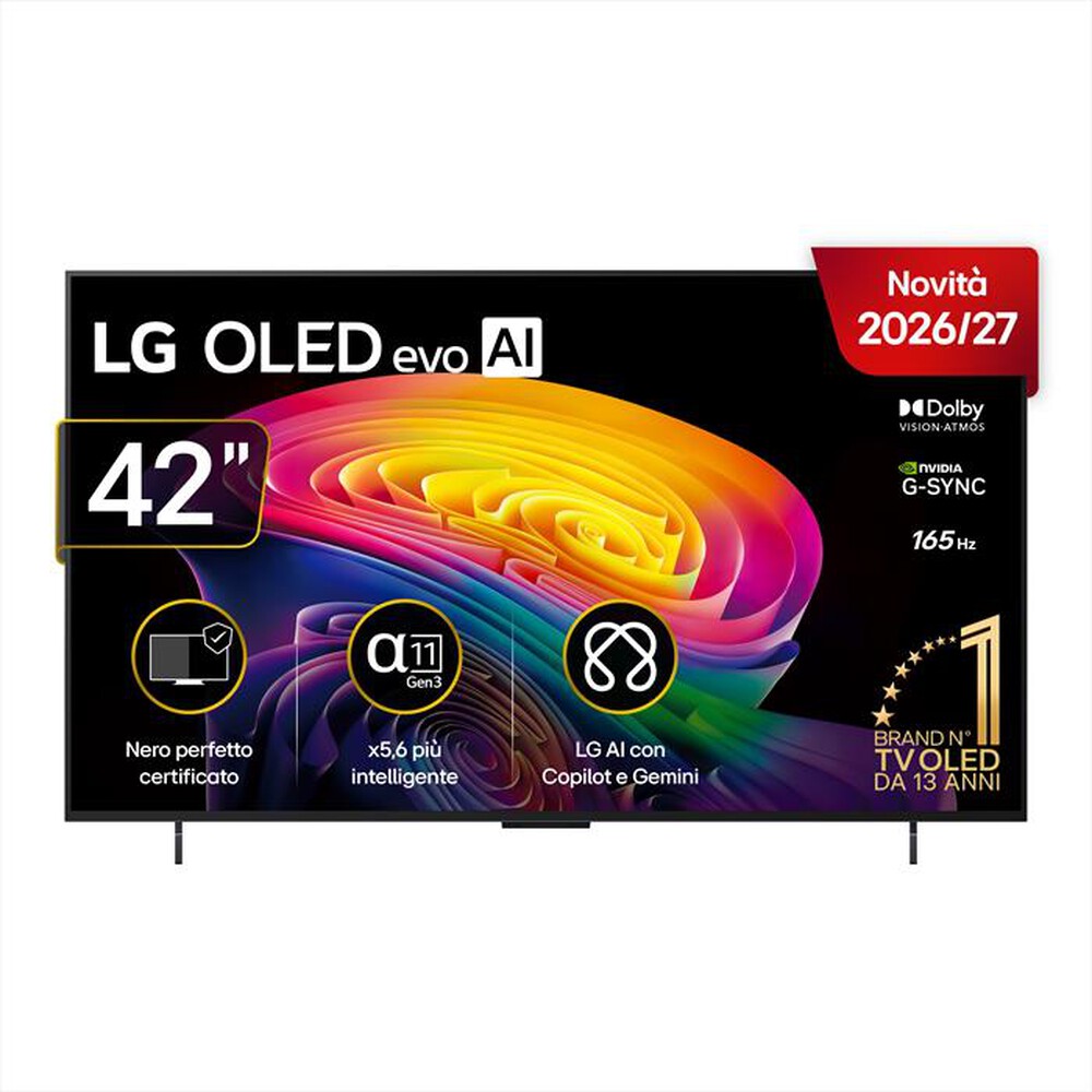 Immagine del prodotto LG - Smart TV OLED Evo AI 4K 42" C6 PRO OLED42C66LB-Charcoal Black