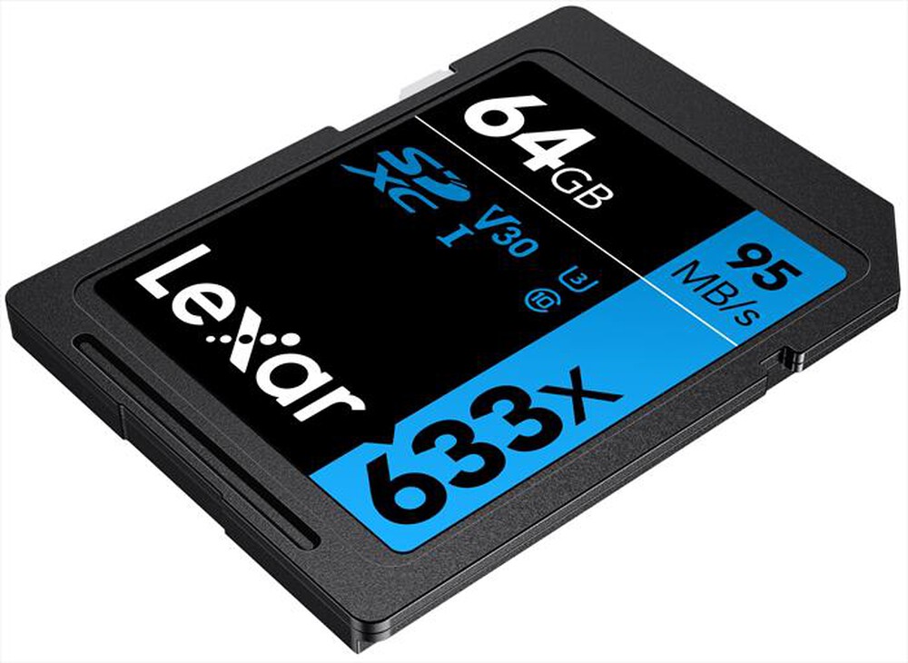 Immagine del prodotto LEXAR - 64GB 633X PRO SDXC U1 CL.10 UHS-1-Black/Blue