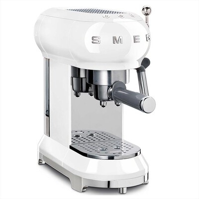 SMEG - Macchina da Caff&egrave; Manuale 50's Style &ndash; ECF01WHEU-bianco