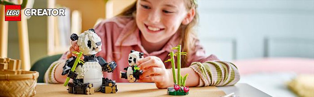 Immagine del prodotto LEGO - CREATOR Animali selvatici: famiglia di panda 31165