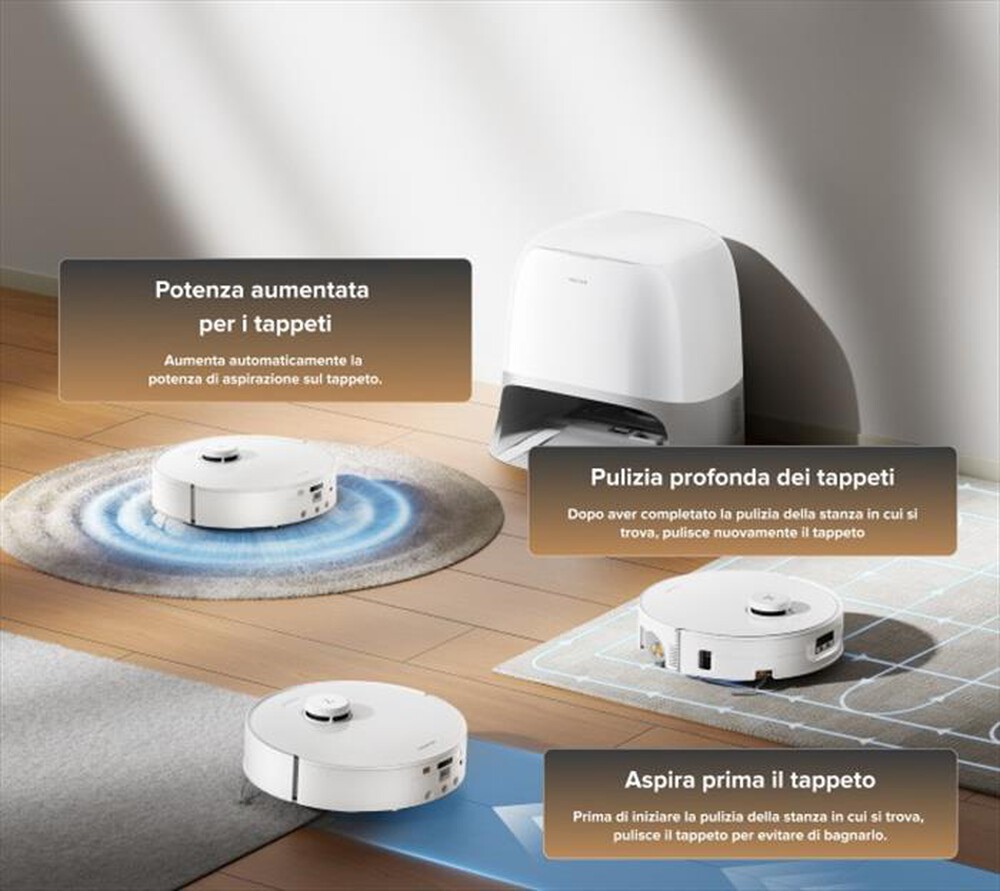 Immagine del prodotto ROBOROCK - Aspirapolvere robot QREVO CURV 2 FLOW X-bianco