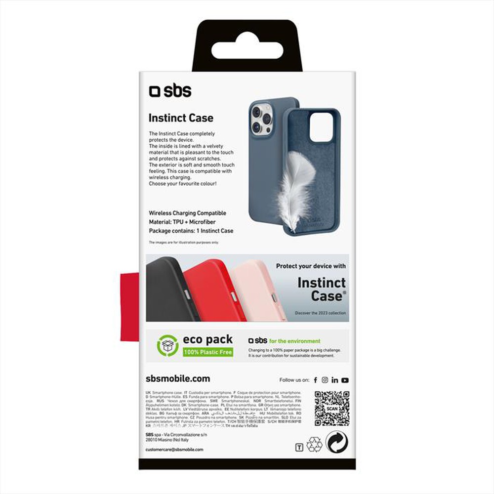 Immagine del prodotto SBS - Cover Instinct TEINSTIP1561PB per iPhone 15 Pro-Blu