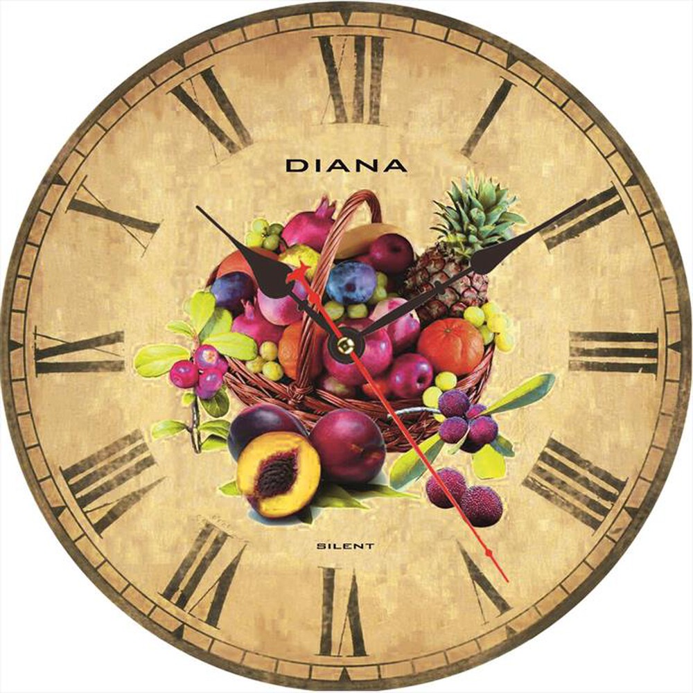 Immagine del prodotto ELITE-DIANA - Orologio da parete 141 310 F-FRUTTA