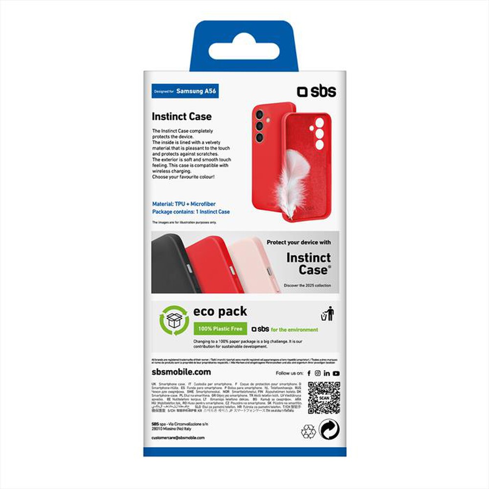 Immagine del prodotto SBS - Cover Instict per Samsung A56-Rosso