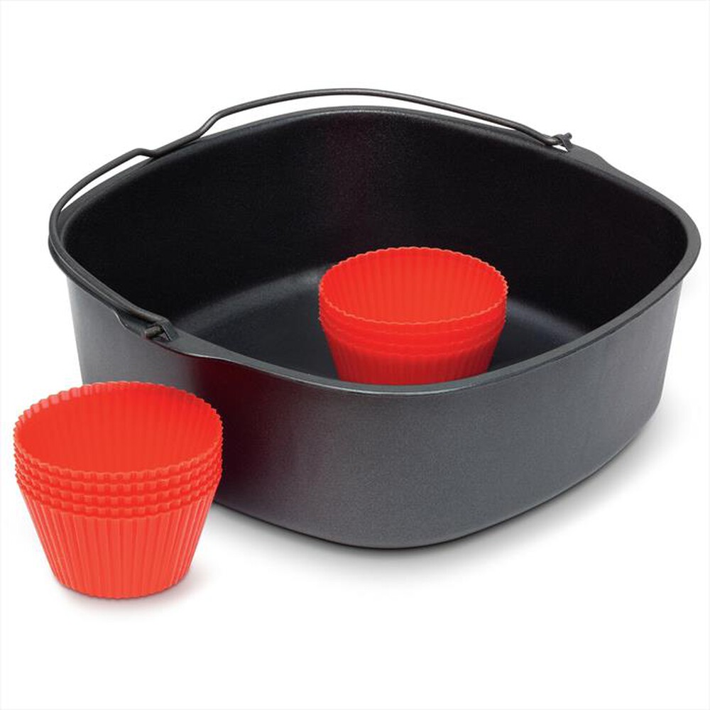Immagine del prodotto PHILIPS - KIT TEGLIA E MUFFIN PER AIRFRYER DA 6.2L HD9945/01-Nero