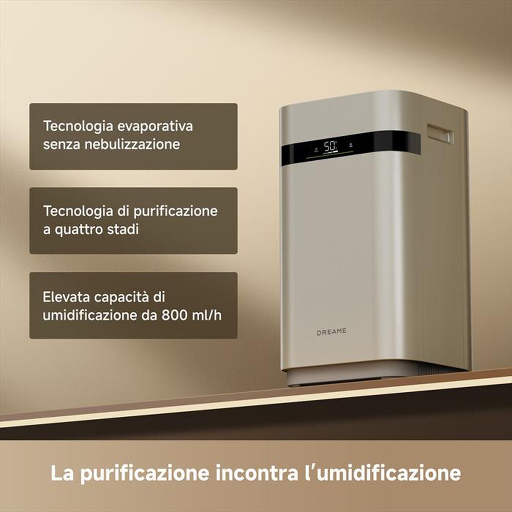 Immagine del prodotto DREAME - Umidificatore Evaporativo H40 VIM-Light Gold