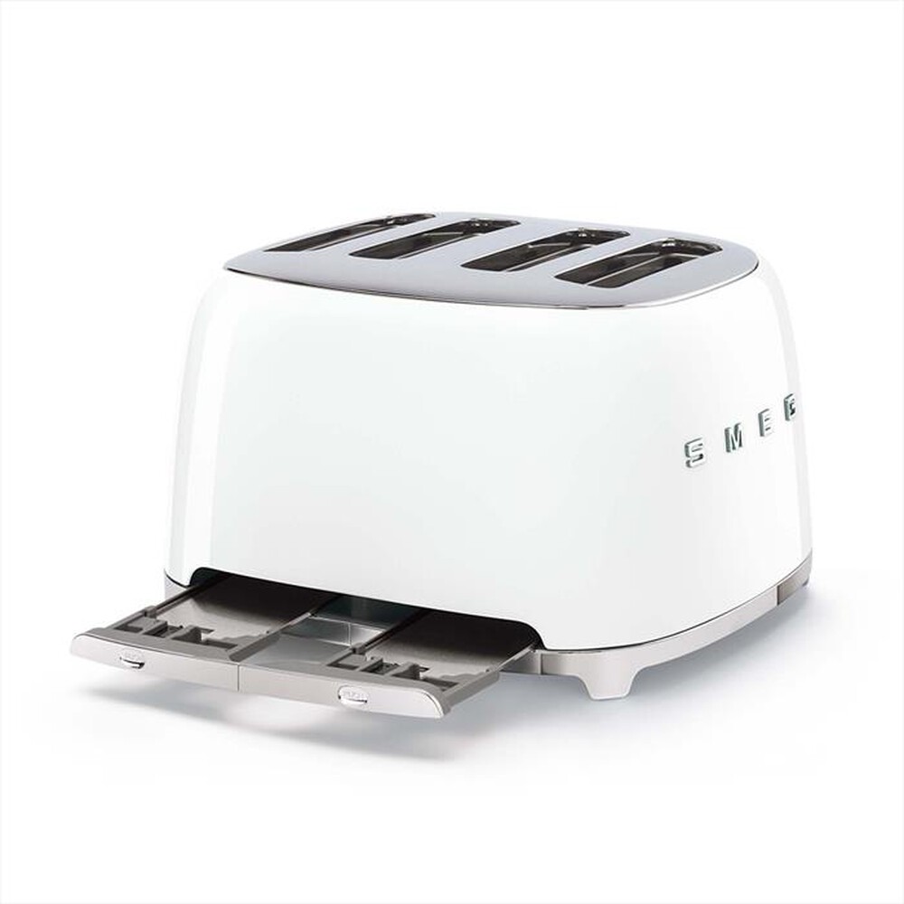 Immagine del prodotto SMEG - Tostapane 50's Style 4x4 fette &ndash; TSF03WHEU-bianco