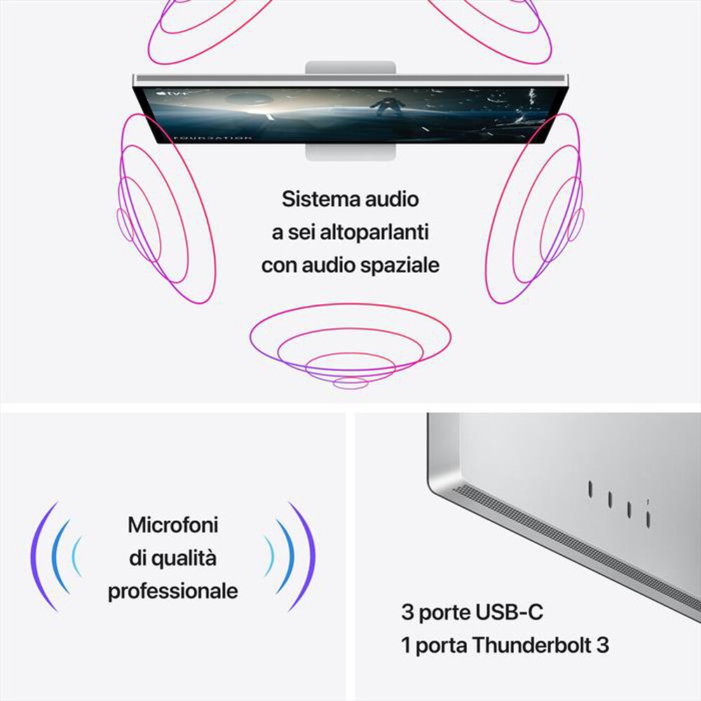 Immagine del prodotto APPLE - STUDIO DISPLAY - INCLINAZIONE REGOLABILE-Vetro standard