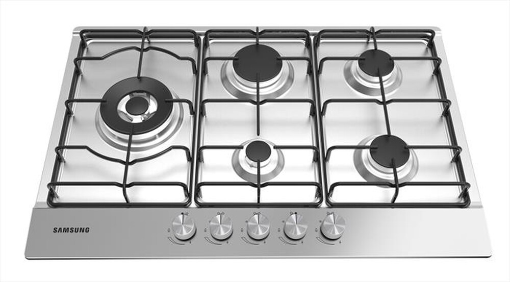 SAMSUNG - Piano cottura a gas NA75M3130AS/ET 5 fuochi-ACCIAIO INOX