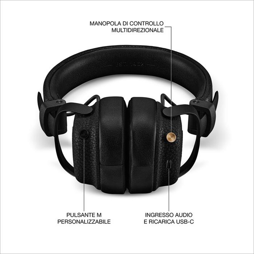 Immagine del prodotto MARSHALL - Cuffie sovraurali wireless MILTON A.N.C.-Nero