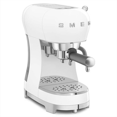 SMEG - Macchina da Caff&egrave; Espresso 50's Style ECF02WHEU-Bianco