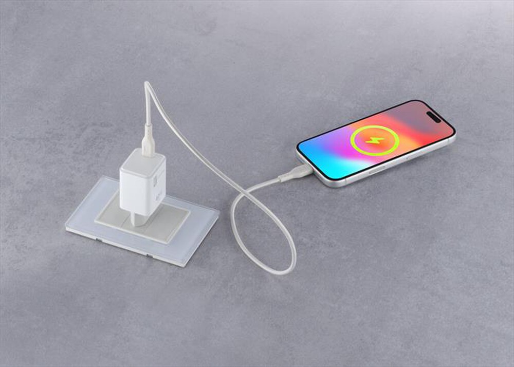 Immagine del prodotto CELLULARLINE - Kit caricabatterie da rete ACH USB-C 40W-Bianco