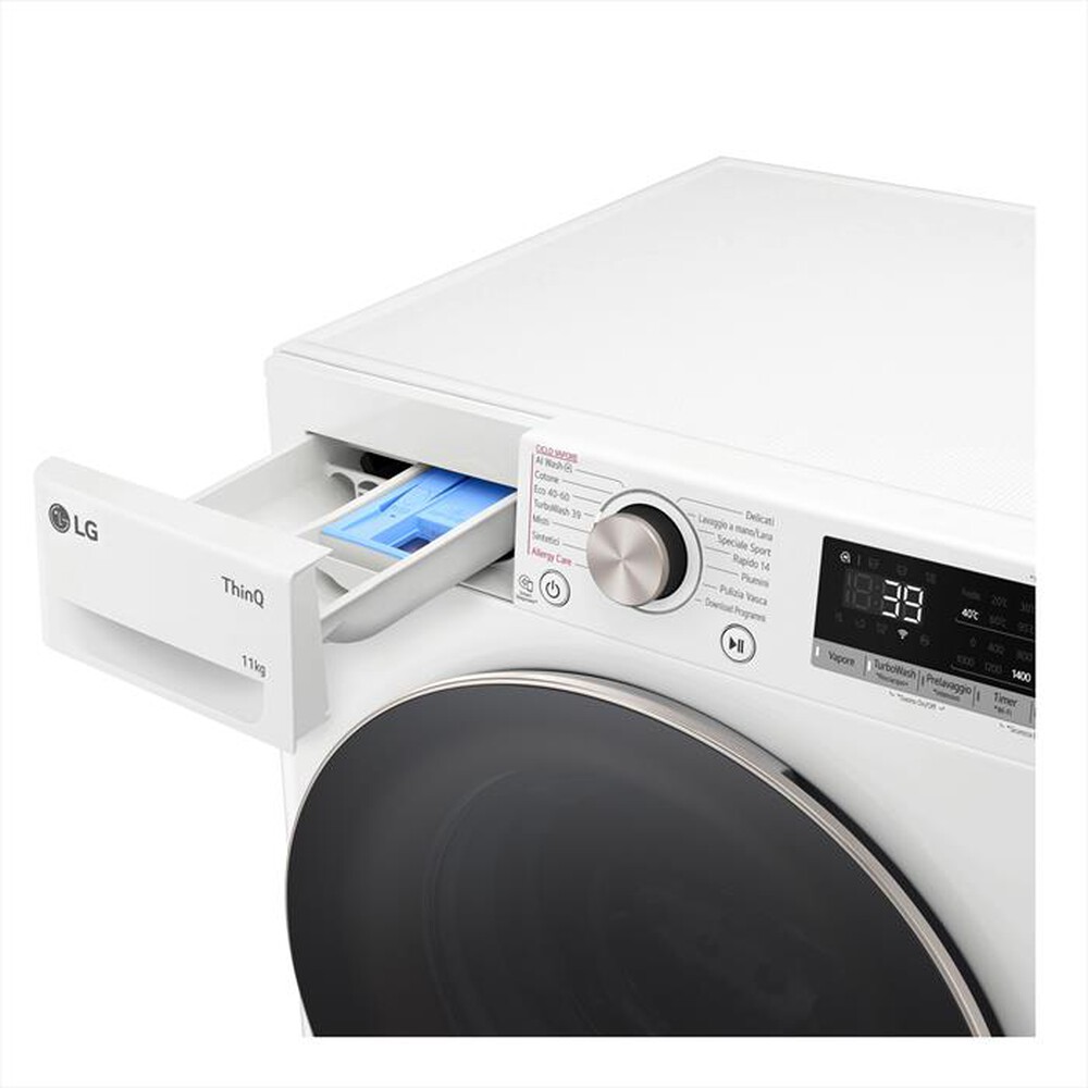 Immagine del prodotto LG - Lavatrice AI DD R7 F4R7011TSWG 11kg Classe A-Bianca