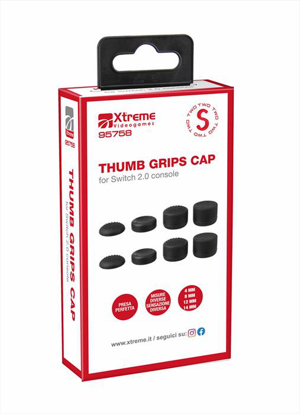 Immagine del prodotto XTREME - SILICON THUMBSTICK COVER 95758-NERO