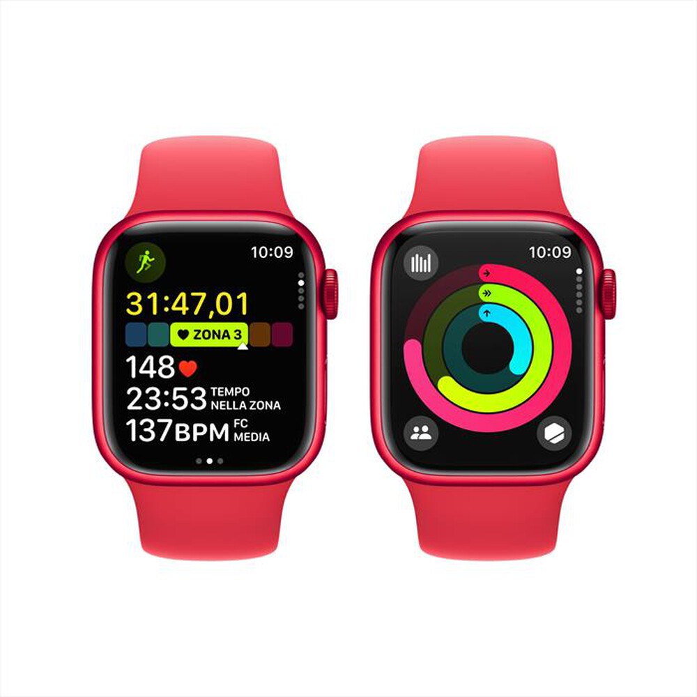 Immagine del prodotto APPLE - Watch Series 9 GPS Cassa 41mm - S/M-(PRODUCT)RED
