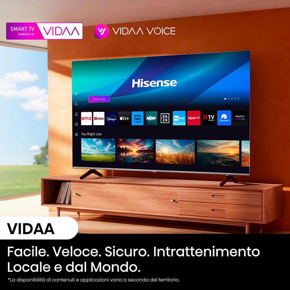 Immagine del prodotto HISENSE - Smart TV LED UHD 4K 85" 85A69N-NERO