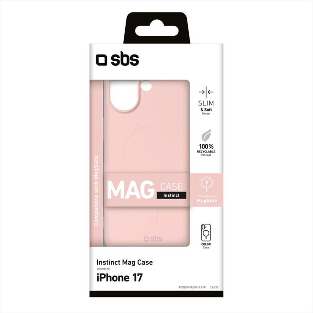 Immagine del prodotto SBS - Cover Instinct Mag per iPhone 17-Rosa