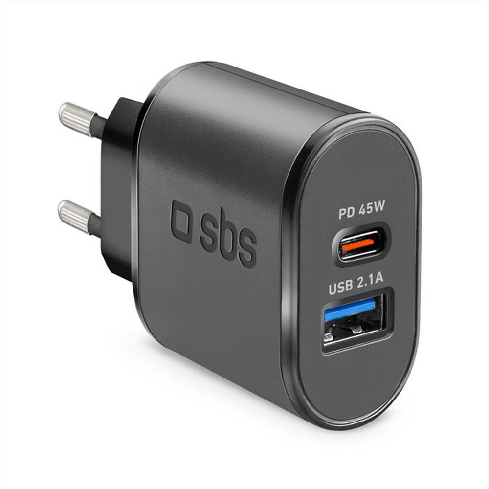 Immagine del prodotto SBS - Carica batterie TETRUSBTCPD45WK-Nero