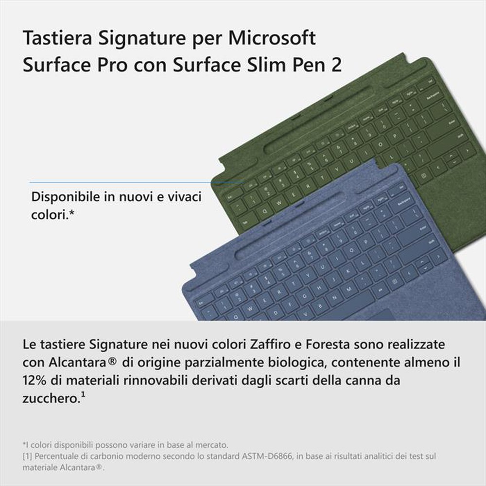 Immagine del prodotto MICROSOFT - TASTIERA SIGNATURE PER SURFACE PRO-zaffiro