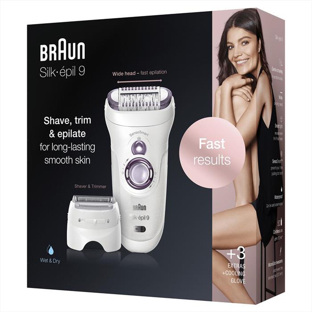 Immagine del prodotto BRAUN - Silk-&eacute;pil 9 9-710-Bianco/Viola