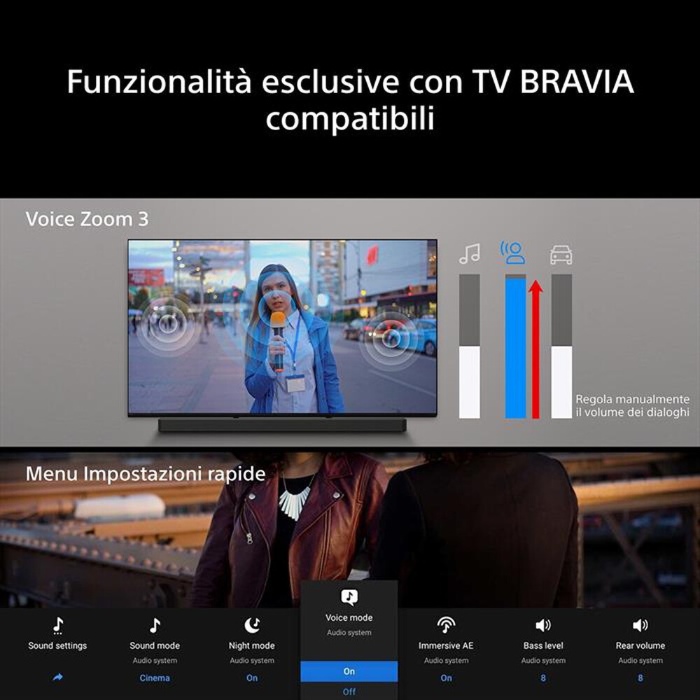 Immagine del prodotto SONY - BRAVIA THEATRE BAR 7 KIT HTA7100KIT.CEL-NERO