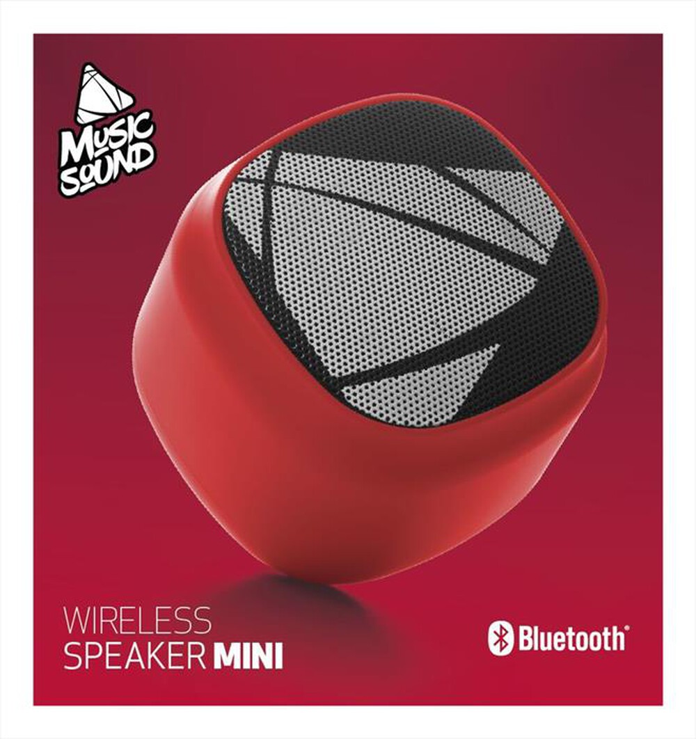 Immagine del prodotto CELLULARLINE - Speaker BTSPKMSMINI2R-Rosso