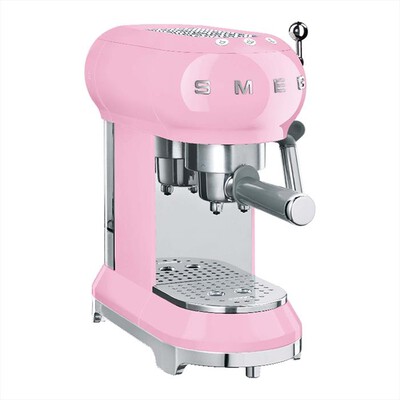 SMEG - Macchina da Caff&egrave; Manuale 50's Style &ndash; ECF01PKEU-rosa