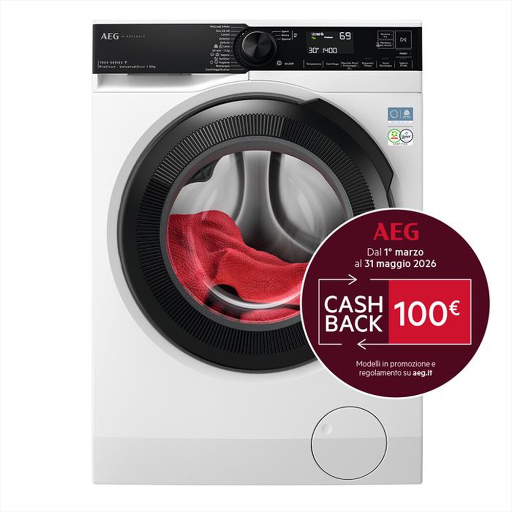 Immagine del prodotto AEG - Lavatrice XLR7FBGH10V4 10KG Classe A 1400g/m-Bianco