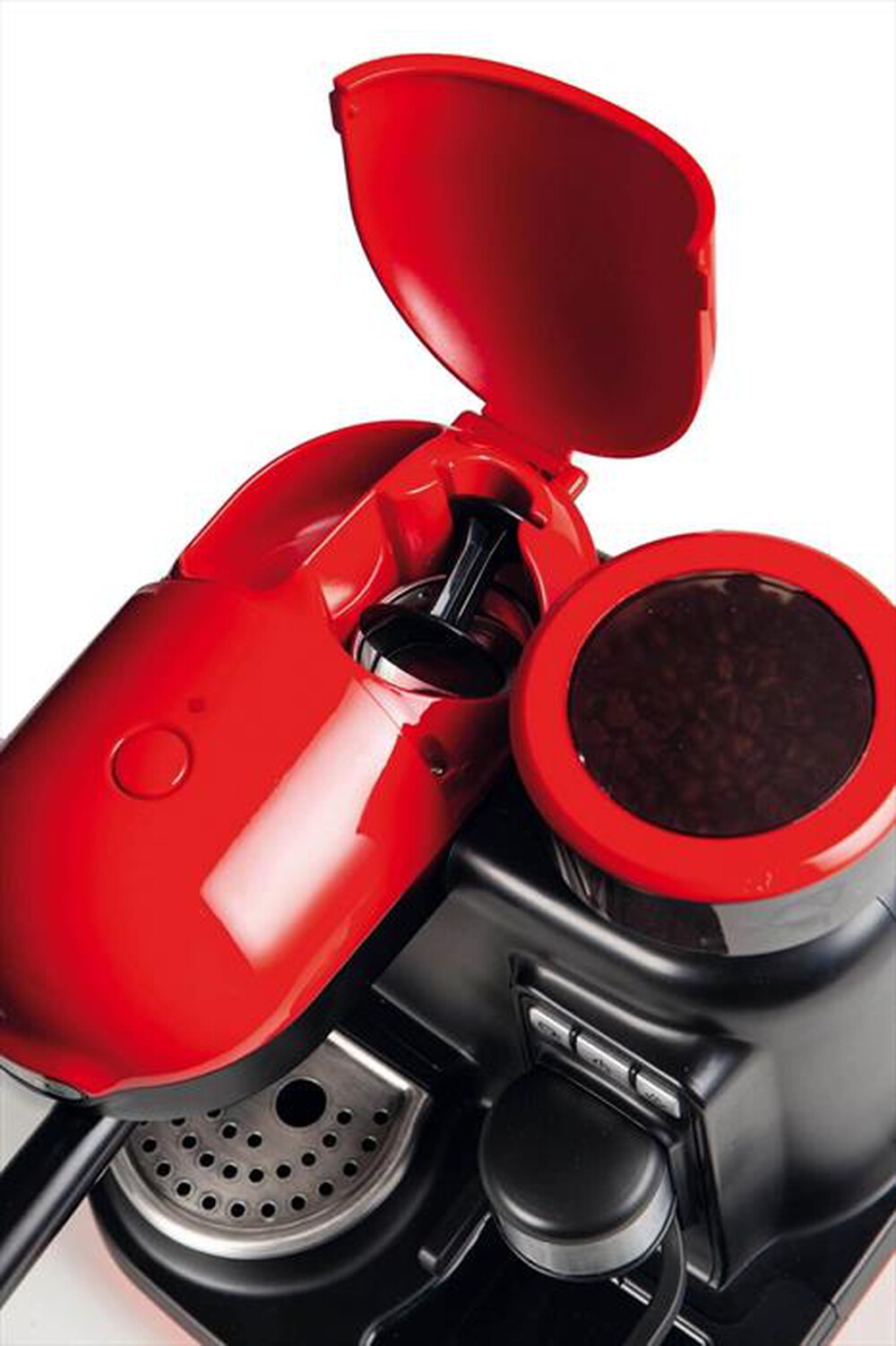 Immagine del prodotto ARIETE - 1318 Moderna Macchina da caff&egrave; con macinacaff&egrave;-Rosso/Nero