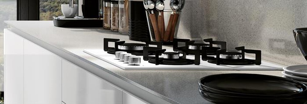 Immagine del prodotto GLEM GAS - Piano cottura a gas GV64BK 4 fuochi 60cm-nero