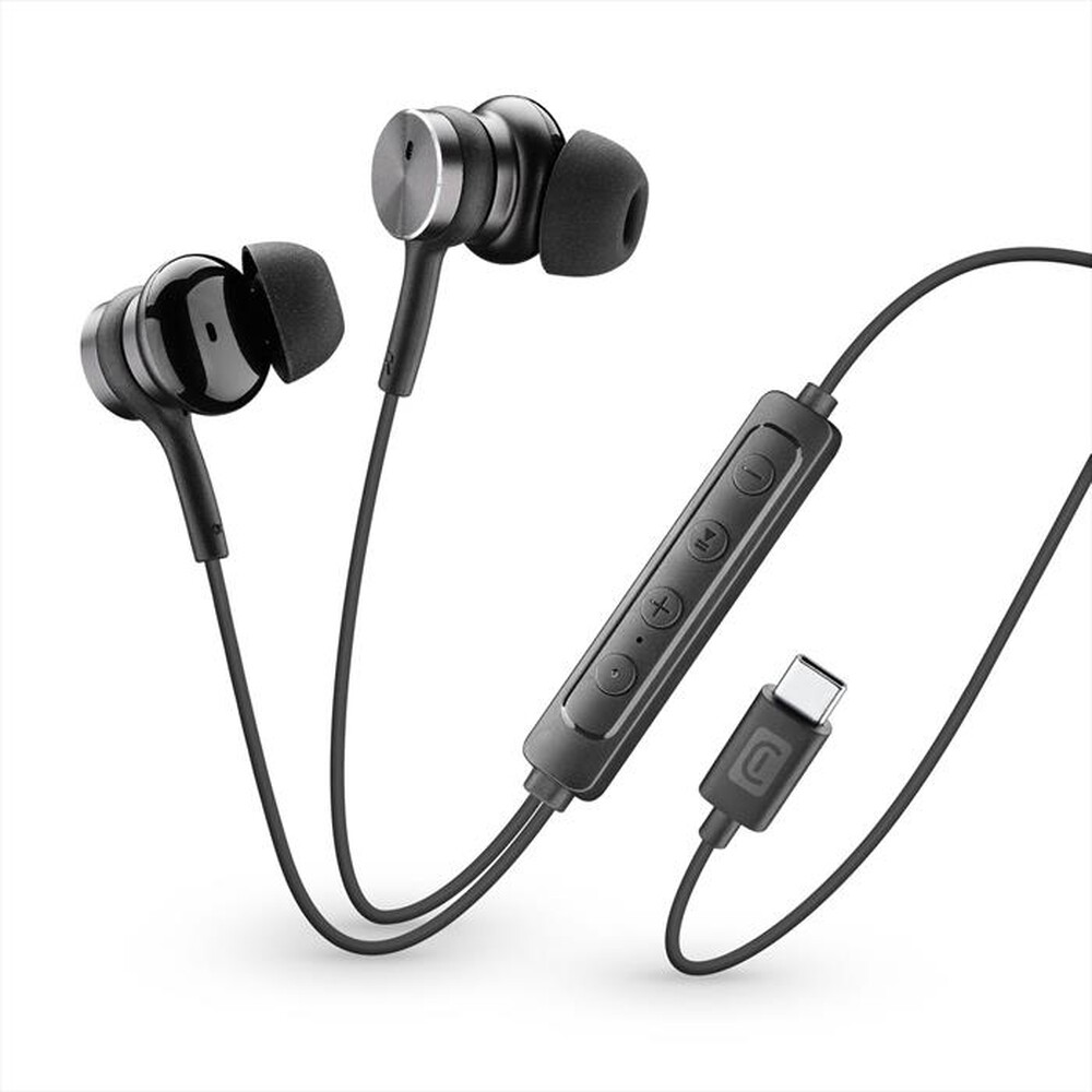Immagine del prodotto CELLULARLINE - Auricolare in-ear USB-C con ANC VIPER-Nero