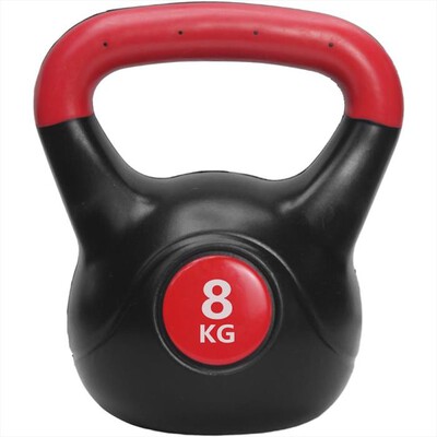 FITPADDY - KETTLEBELL 8 KG-nero / rosso