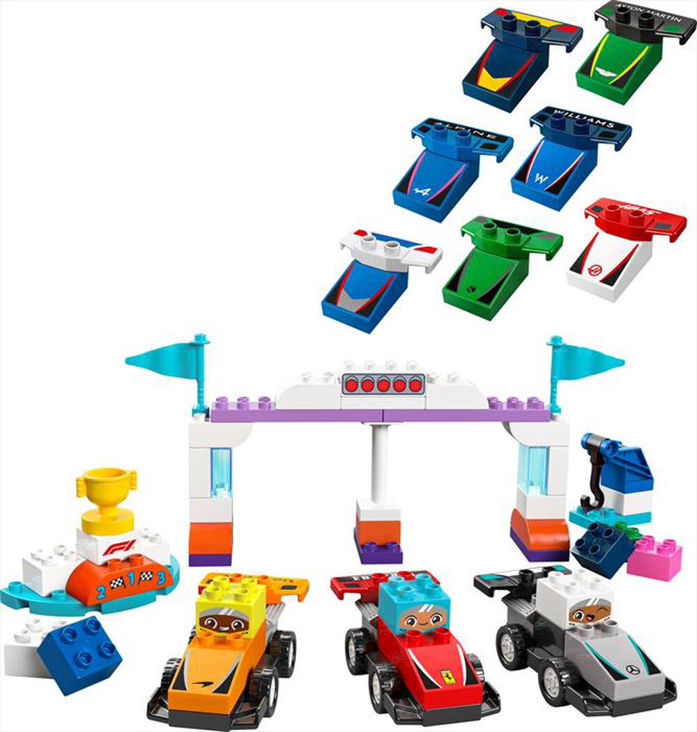 Immagine del prodotto LEGO - DUPLO Town Auto da corsa e piloti Team F1&reg; 10445