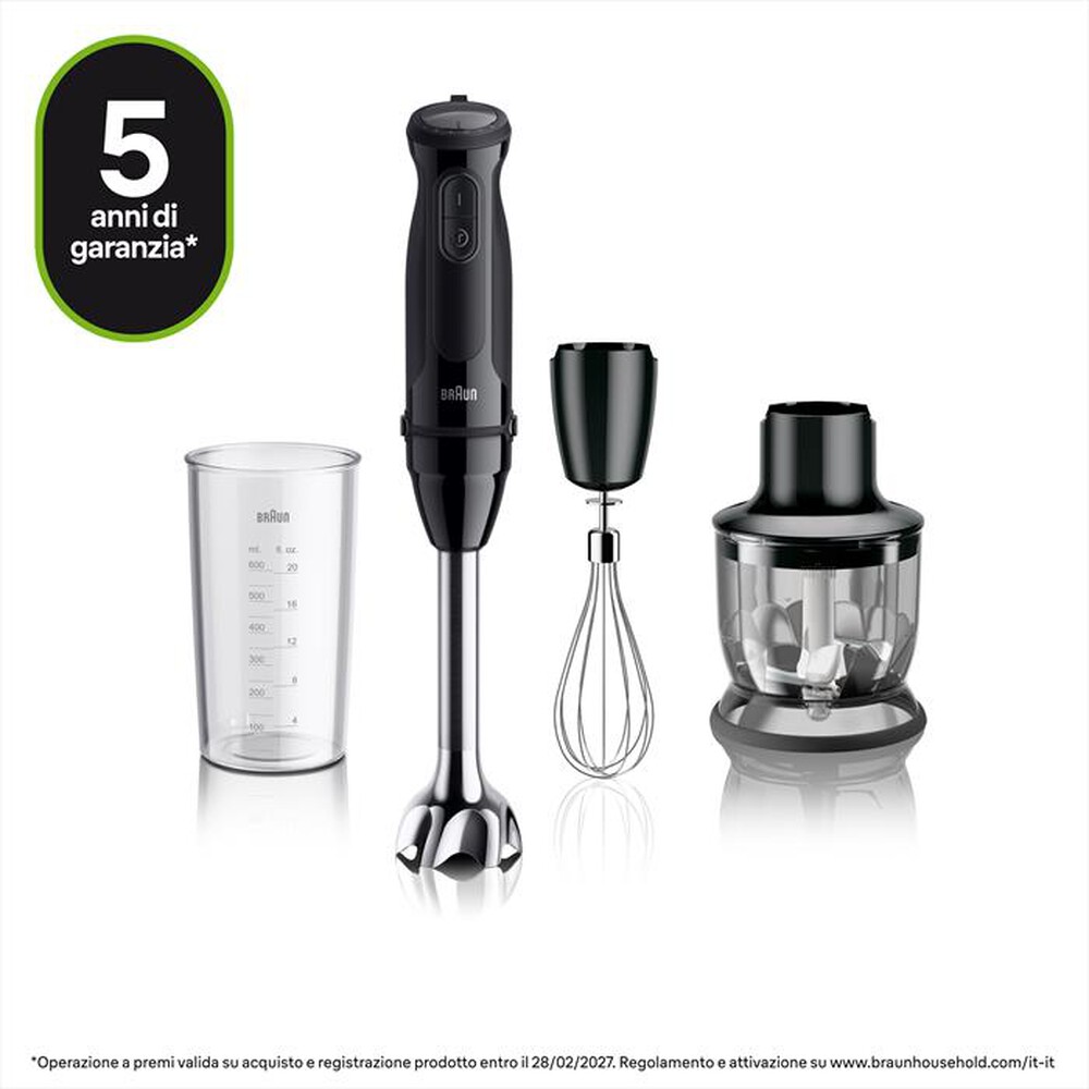 Immagine del prodotto BRAUN - Minipimer MULTIQUICK 5 MQ50202M-NERO