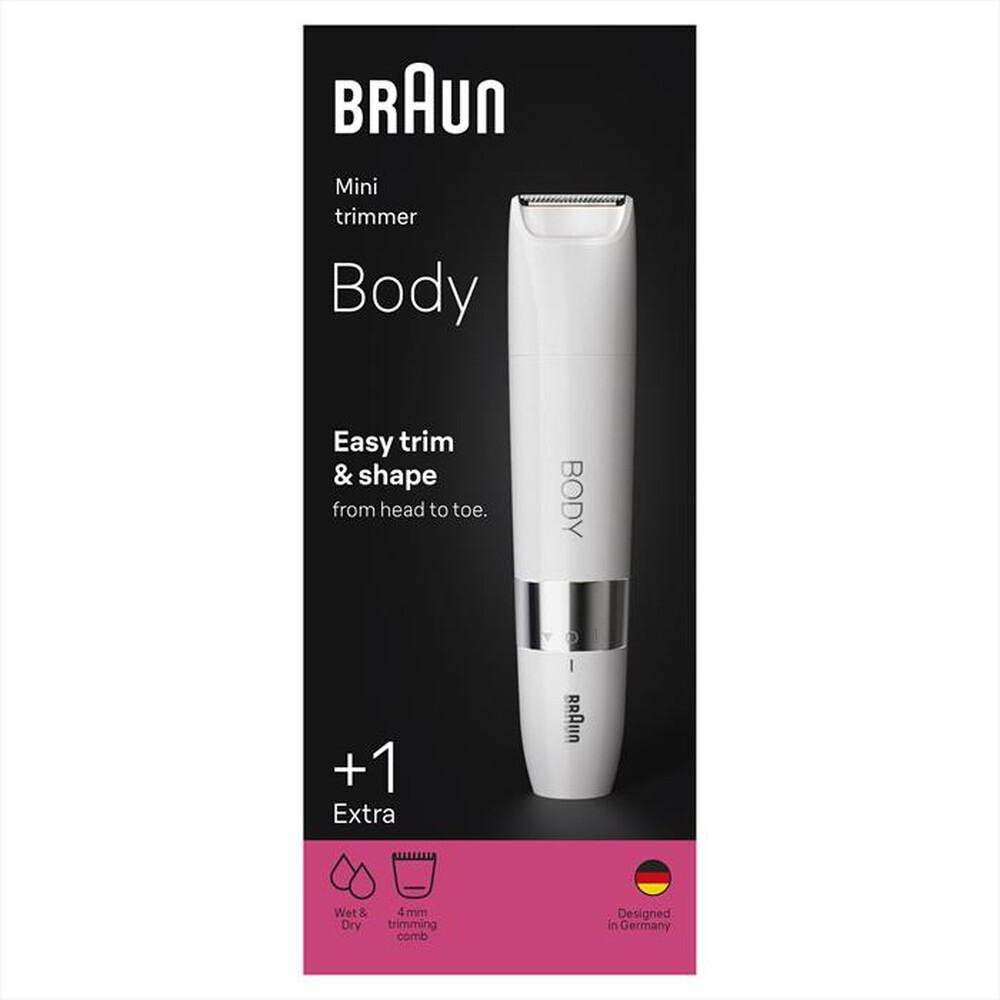 Immagine del prodotto BRAUN - BRAUN MINI RIFINITORE BS1000-BIANCO