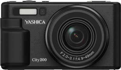 YASHICA - Fotocamera digitale compatta CITY 200-NERO