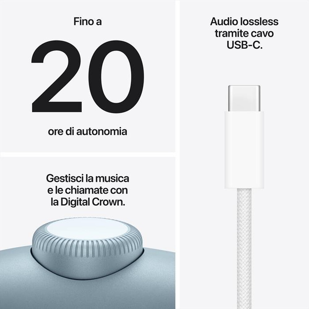 Immagine del prodotto APPLE - Cuffie wireless AIRPODS MAX2-Blu