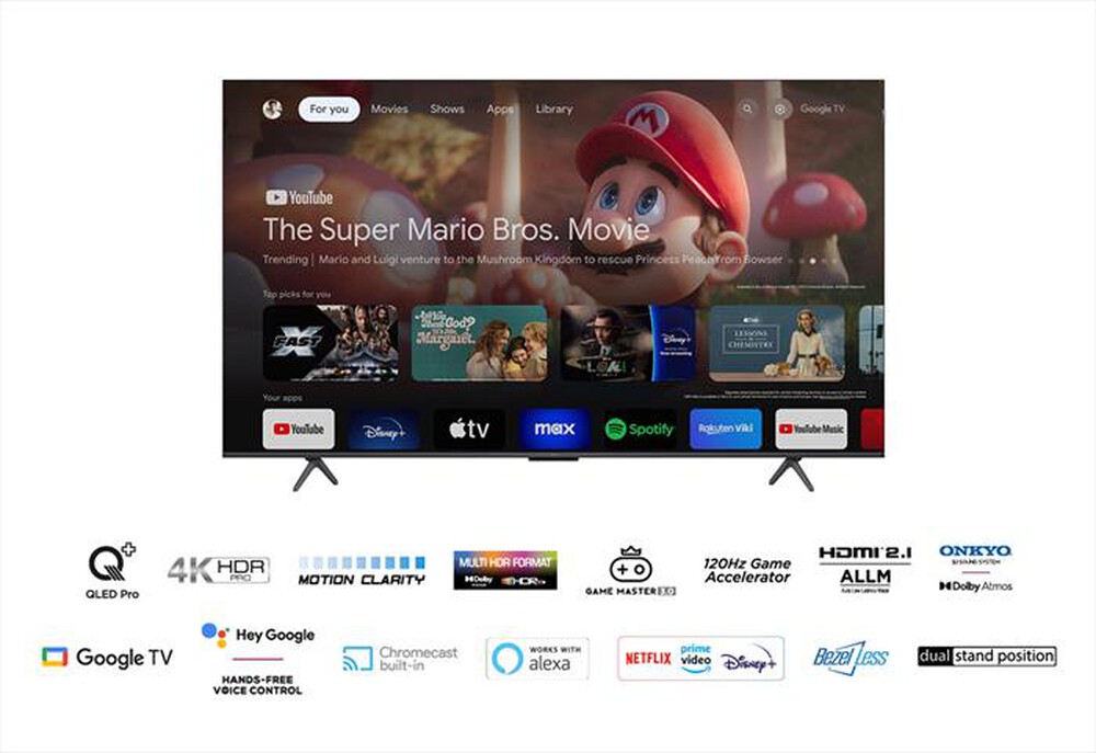 Immagine del prodotto TCL - Smart TV Q-LED UHD 4K 65" 65C69B-Titanium