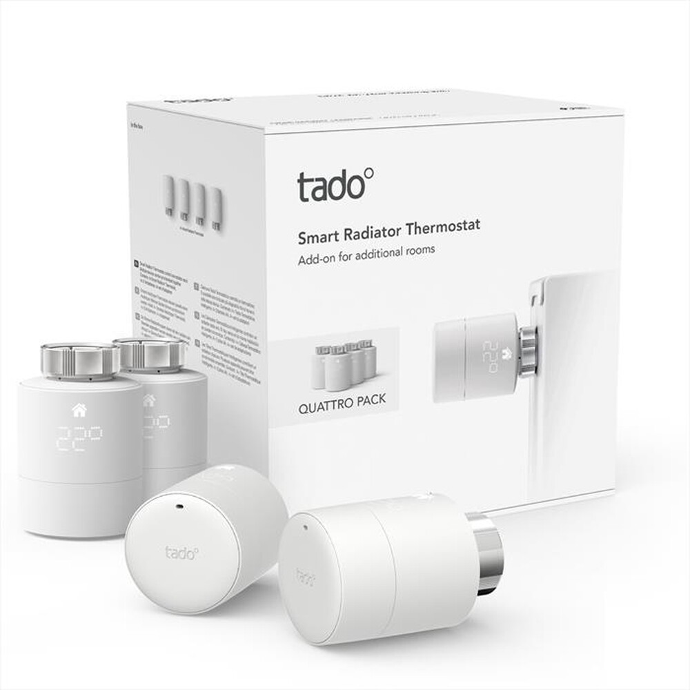 Immagine del prodotto TADO - KIT 4 Teste Termostatiche Intelligenti-White