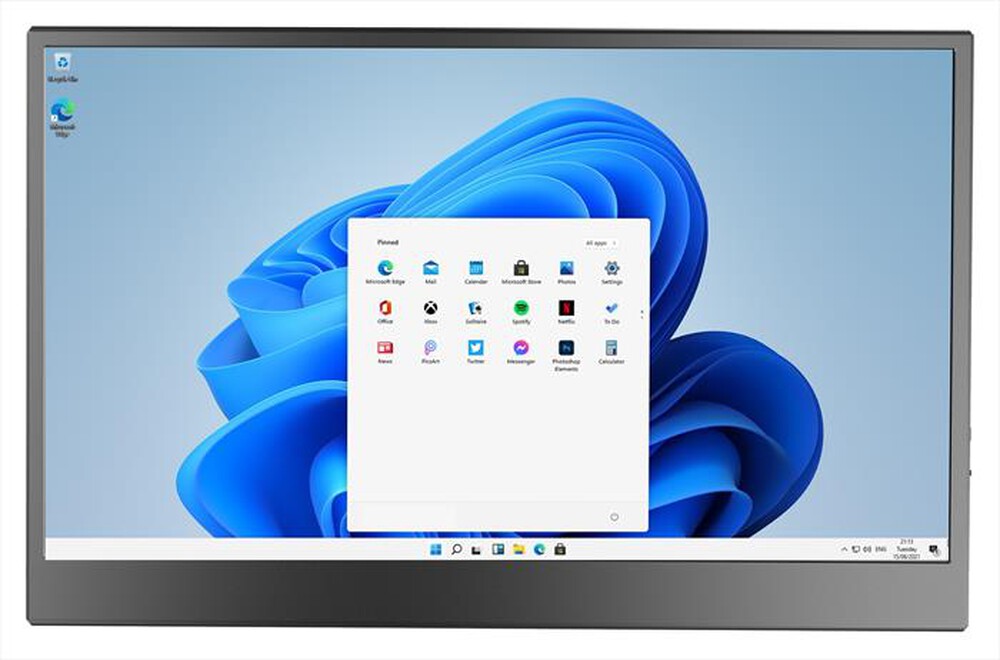 Immagine del prodotto MEDIACOM - Monitor LCD FHD 15,6" MD-PMA156-GRIGIO SCURO