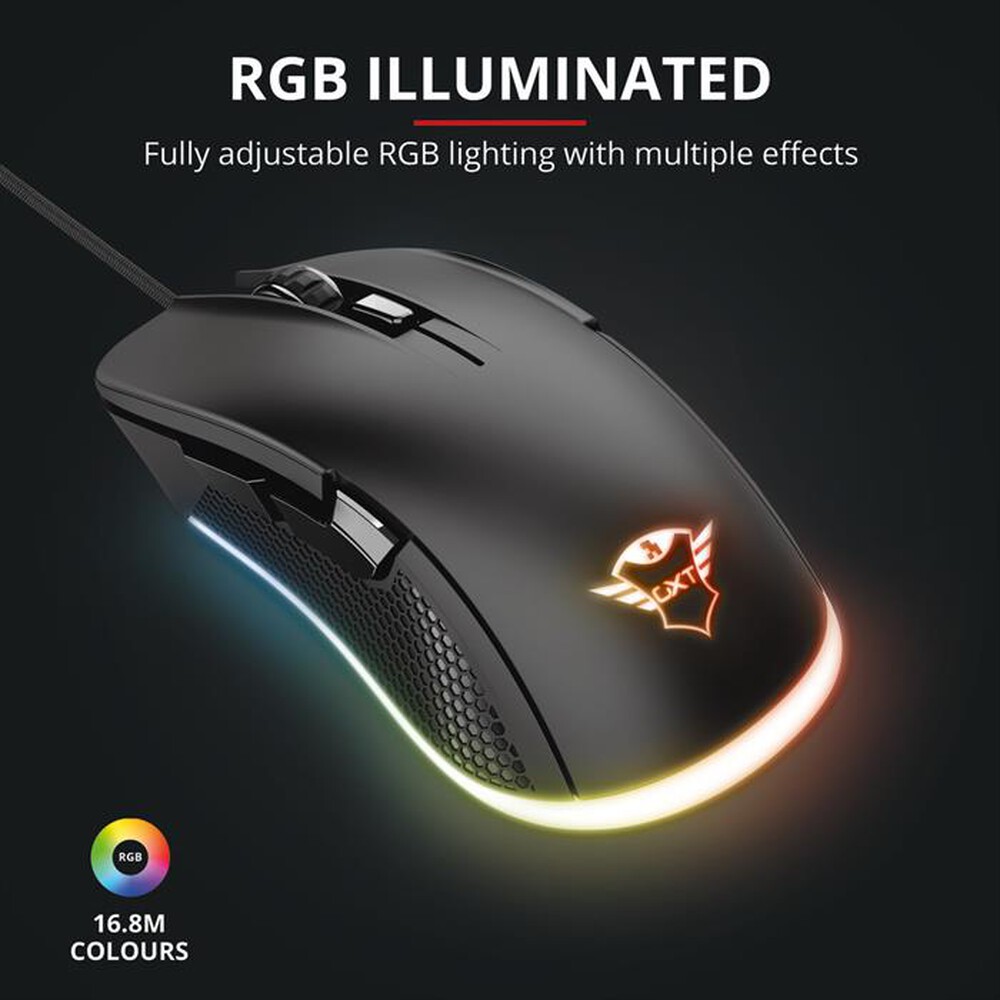 Immagine del prodotto TRUST - GXT 922 YBAR GAMING MOUSE-Black