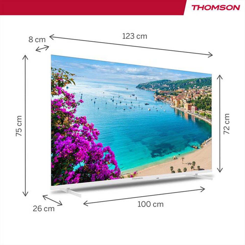 Immagine del prodotto THOMSON - Smart TV LED UHD 4K 55" 55UA5S13W-Bianco