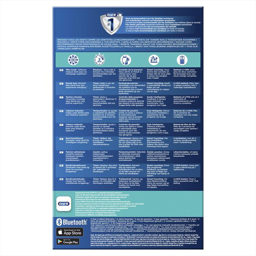 Immagine del prodotto ORAL-B - Spazzolino elettrico ricaricabile SMARTSERIES TEEN-Bianco