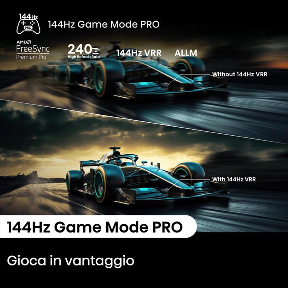 Immagine del prodotto HISENSE - Smart TV MINI LED UHD 4K 55" 55U79NQ-Metallo - Grigio Carbone