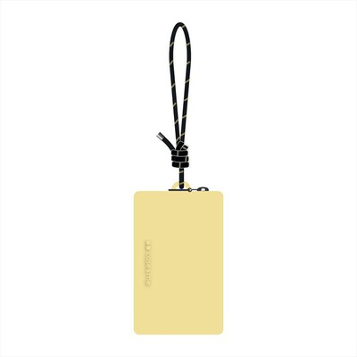 CASEME - Borsa in silicone misura S con cordino-Giallo