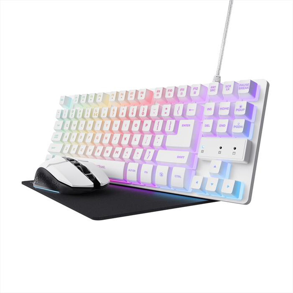 Immagine del prodotto TRUST - Tastiera + Mouse GXT794W 3-IN-1 BUNDLE-White