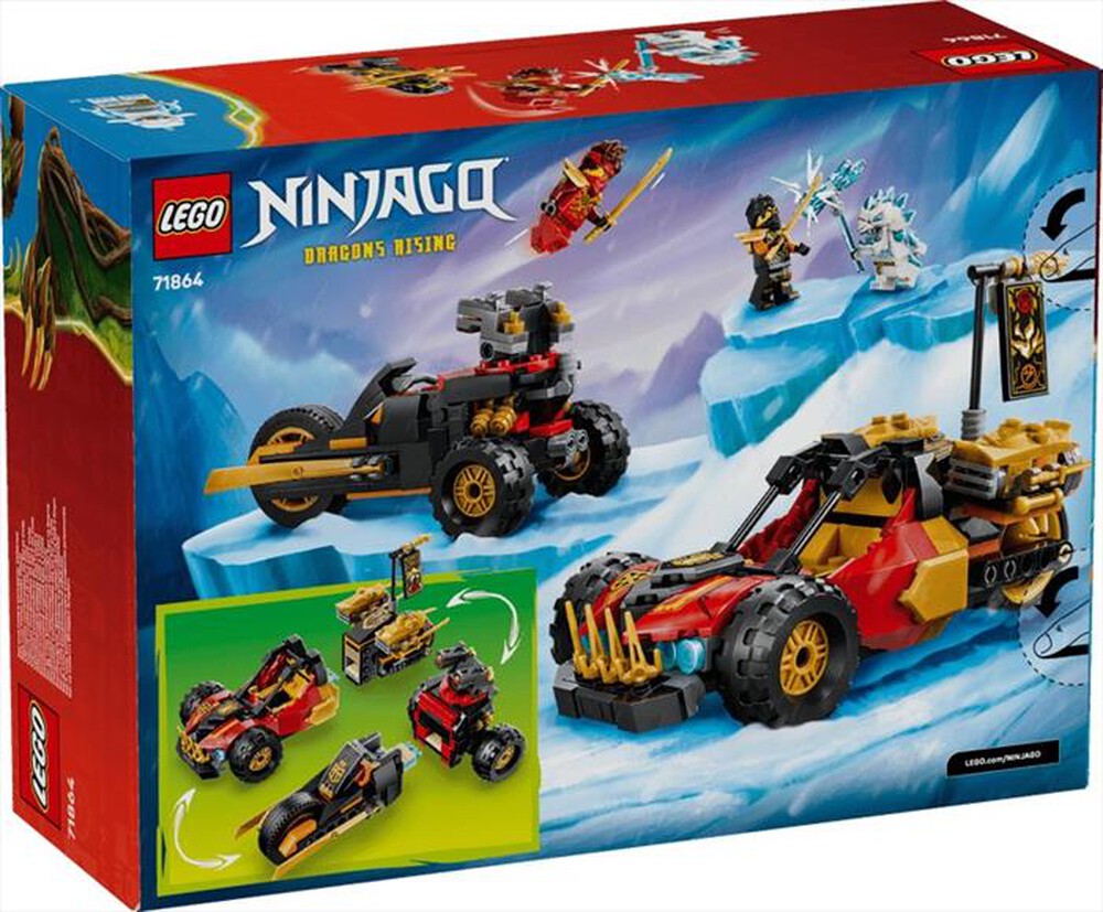 Immagine del prodotto LEGO - Veicoli combinati di Kai e Cole - 71864