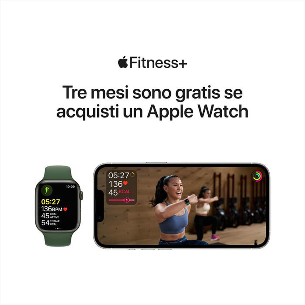 Immagine del prodotto APPLE - Watch Series 7 GPS+Cellular 41mm Acc Grafite-Cinturino Sport Azzurro