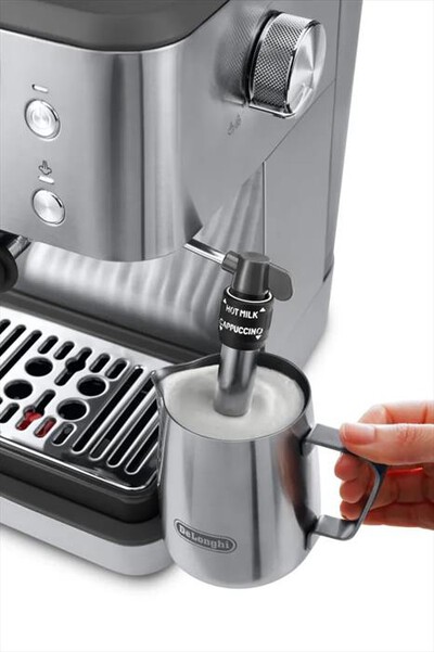 DE LONGHI - Macchina per caff&egrave; espresso manuale EM450.M-METAL