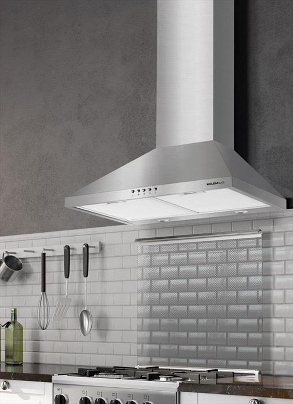 Immagine del prodotto GLEM GAS - Cappa a parete GHP945IX-inox